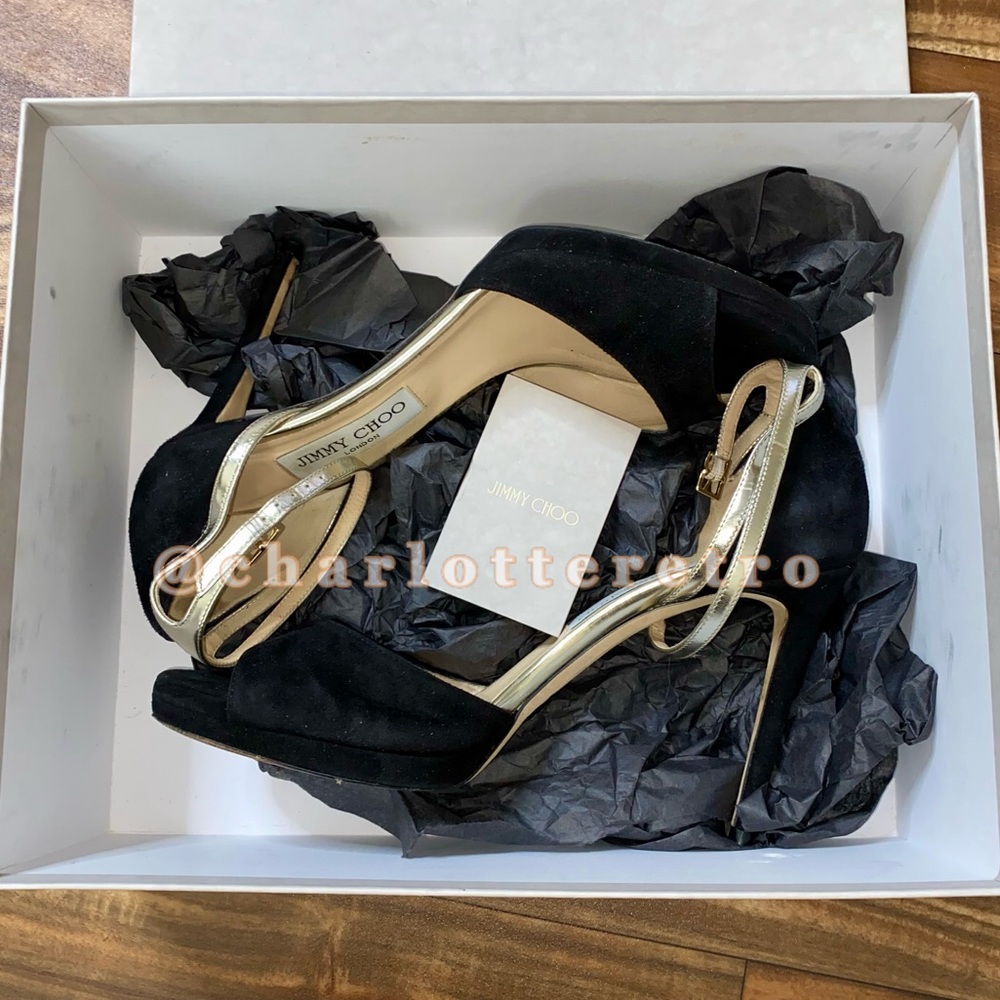 $750 Jimmy Choo • Pearl 100 (in Box) - Picture 2 of 16